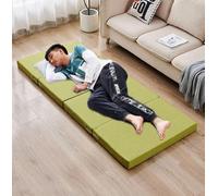 Matelas épais à Quatre, Matelas D’invité avec Housse Amovible, Matelas éponge De Matelas Simple Doux, Matelas De Canapé-lit Break/p, Coffee, 200 * 80 * 8cm