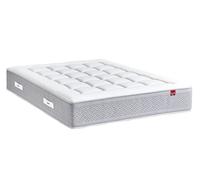 Matelas capitonné ressorts ensachés, cachemire et soie Le Majestueux 160x190