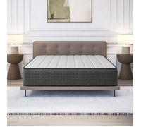 Matelas EQUINOX 140x190 cm-Hybride-Ressorts Ensachés-Mémoire de Forme-Mousse HR 35 kg-Blue Latex-Confort mi-ferme-Réversible-30 cm