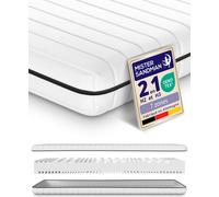Matelas ergonomique 7 zones en mousse froide - 70 x 200 cm - H2 H3 - Matelas en mousse avec housse microfibre - 15cm