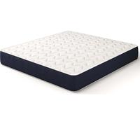 The White Stone Matelas 80 x 190 en Waterfoam Hypoallergénique | Hauteur 18 cm | Rembourrage en ouate et revêtement en Tissu 3D Respirant, Anti-acarien et antifongique | Fabriqué en Italie