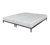 Matelas et sommier 80x190 Mousse - Morgan - Soutien ferme - Fabriqué en France