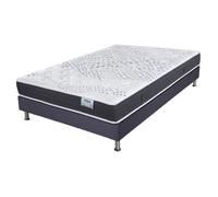 Matelas et sommier - EBAC LITERIE - Myriade Omega Volcan - 140x190 cm - H. 21 cm - Soutien équilibré