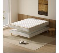 Matelas et Sommier Tapissier 140x190 ,Mémoire de forme ,Matelas 140x190x18 Sommier 140x190,Nécessite un assemblage par soi - même