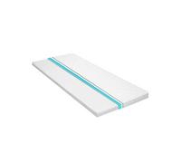 Matelas et sur-matelas 90x200 cm vidaxl epaisseur 6 cm Blanc G