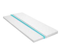 Matelas et sur-matelas 90x200 cm vidaxl epaisseur 6 cm Blanc G