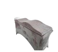 Matelas Extension De Cils Surmatelas de lit for Extensions de Cils de Salon de beauté en Mousse à mémoire de Forme(Khaki Mattress)