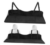 Matelas Extension de Siège Arrière pour Voiture, Flocage Noir