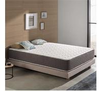 Matelas Extrafresh Ressorts Ensachés Hybrid 160x200 cm - Très épais 30 cm - Mousse mémoire de forme HR Blue Latex Face été/hiver