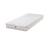 Matelas face hiver latex 70 kg/m3 80x190 x 25,5 cm ferme - spécial sommier electrique - noyau poli lattex hr haute densité - déhoussable housse lavab