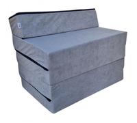 Matelas fauteuil pliant - NATALIA SPZOO - 195x70x10 cm - Déhoussable - Mousse polyuréthane - Mi-ferme