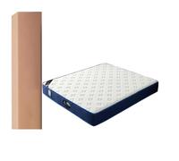 Matelas ferme moyenne dans une boîte de 20 cm d'épaisseur ressorts ensachés et mousse à mémoire de forme double face confort hiver/été 150 x 200 cm Solution de sommeil durable et de soutien