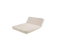 Matelas Ferme pour Tous BZ + Alese 140x190 x 10 cm - Mousse Haute densite 34 kg/m3 - Dim Assise 60 cm - 5 Zones de Confort - Haute Resilience -