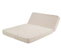 Matelas Ferme Pour Tous Bz + Alèse 160x200 X 15 Cm Avec Mémoire De Forme Sur Face Hiver - Découpe Assise 60 Cm - 5 Zones De Confort - Face Été Et Noyau Poli Lattex Hr Dernière Génération - Très Respir
