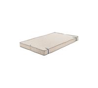 Matelas Ferme Pour tous Clic Clac 140x190 x 10 cm + Oreiller Visco avec Mémoire de Forme sur Face Hiver - Découpe Assise 70 cm - 5 zones de Confort -