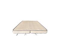Matelas Ferme Pour tous Clic Clac + Alese 130x190 x 14 cm Mousse Haute densite 34 kg/m3 - Dim Assise 65 cm - 5 zones de Confort - Haute Resilience -