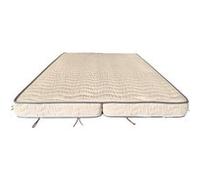 Matelas Ferme Pour tous Clic Clac + Alese 140x190 x 14 cm + Oreiller Visco - Ressorts Premium + Latex - Dim Assise 70 cm - 5 zones de Confort - Haute G