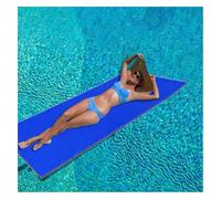 Matelas Flottant for Piscine, Matelas Flottant Enroulable, île Flottante à 3 Couches for activités Aquatiques, Piscine, Plage et océan