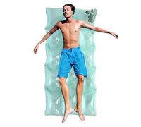 Matelas Flottant pour Piscine | Lit inclinable Gonflable Flottant - Matelas Pliable Portable pour Lacs, rivières, fêtes, Voyages et Camping - Adultes et