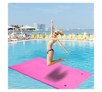 Matelas Flottant, Tapis Flottant en Mousse XPE résistant aux déchirures for Les Loisirs Aquatiques et la détente, for Plage, l'océan, Le lac sur l'eau for Adultes(Pink,5mx1.5mx3.3cm)