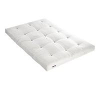 Futon I D Literie Matelas Futon Coton Ecru 160x200