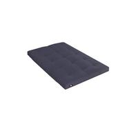 Matelas futon anthracite en coton 140x200