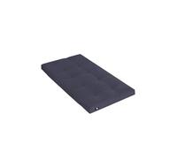 Matelas futon anthracite en coton 90x190