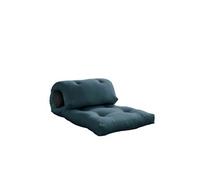 Matelas futon canapé 2 en 1 WRAP 70x200 bleu marine