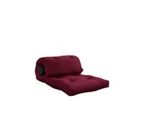 Matelas futon canapé 2 en 1 WRAP 70x200 bordeaux