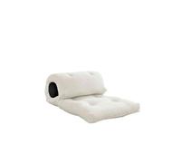 Matelas futon canapé 2 en 1 WRAP 70x200 écru naturel