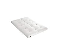 Matelas futon coeur en mousse à mémoire de forme, écru 160x200