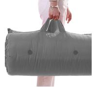 Matelas futon de voyage coton gris clair 70x190 - Gris - Garantie 5 ans - Terre de Nuit