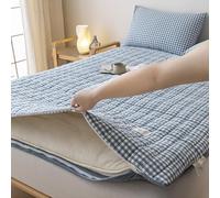 Matelas futon double face 180 x 200 cm, amovible et lavable, matelas de camping enroulable pour canapé, utilisation polyvalente pour la relaxation en intérieur et en extérieur.