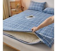 Matelas futon double face 180 x 200 cm, lavable et amovible, matelas de camping enroulable pour canapés, canapé-lit polyvalent, pour usage individuel.