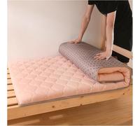 Matelas futon Double - Tapis de Sol Pliable pour invités, dortoir et Yoga/méditation/Sieste, épais, rembourré, Portable et Facile à Nettoyer