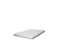 Matelas futon écru 16 cm coeur en fibre de coco 120x200