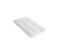Matelas futon écru en coton 90x200