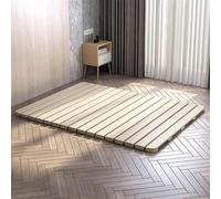 Matelas futon japonais de 190 cm, pliable, planche de lit rigide enroulable de 48,3 cm, 76,2 cm, 76,2 cm, 89,1 cm, 99,1 cm, cadre futon en bois massif, planche de protection de la taille, convient