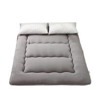 Matelas futon japonais épais - Literie pliable pour chambre paresseuse - Tapis de sol - Matelas de lit de maison - Gris - 135 x 200 cm - Solution de sommeil