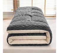 Matelas Futon Japonais Épais, Matelas De Sol Double Simple, Tapis Pliable en Rouleau, pour Lit D'invité, Dortoir, Camping-Car