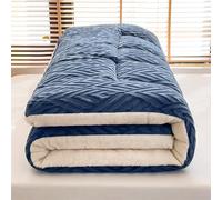 Matelas Futon Japonais Épais, Matelas De Sol Double Simple, Tapis Pliable en Rouleau, pour Lit D'invité, Dortoir, Camping-Car