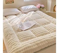 Matelas Futon Japonais Pleine Grandeur, Matelas De Couchage Respirant Et Portable, Tatami Enroulable, Ma Telas De Massage Thaïlandais pour La Maison Et Les Voyages