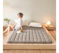 Matelas futon japonais, pliable, épais, respirant, lit d'appoint enroulable, tapis de couchage japonais traditionnel pour un confort ultime