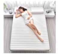 Matelas Futon Japonais Pliable, Matelas De Couchage Respirant Tapis en Rouleau Tatami pour Canapé De Camping À Domicile(White,0.9 * 2.0m(5cm))