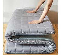 Matelas futon japonais pliable - Matelas de sol en mousse à mémoire de forme pour la famille et le dortoir, tailles simple et double, 90 x 190 cm, solution confortable et peu encombrante