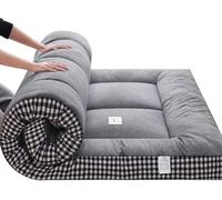 Matelas futon japonais pliable pour camping, chambre à coucher et salon, tapis de couchage épais et portable avec poignée de transport pour un transport facile