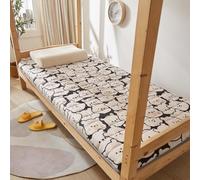 Matelas futon japonais pliable simple double pour sol, chambre d'amis, dortoir, salon, camping, super doux et portable