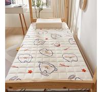 Matelas futon Japonais Pliable Simple ou Double pour Sol, Chambre d'amis, dortoir, Salon, Camping, Super Doux et Portable