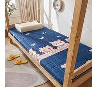Matelas futon Japonais Pliable Simple ou Double pour Sol, Chambre d'amis, dortoir, Salon, Camping, Super Doux et Portable