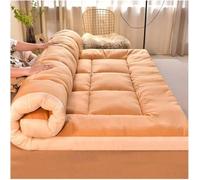 Matelas futon japonais pliable, super doux, tapis de sol enroulable idéal pour canapé ou lit, parfait pour la maison ou le voyage, camel, 120 x 200 cm